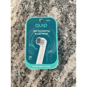 Quip - 360 Oscillating Brush Head (Soft) 2 Brush Heads